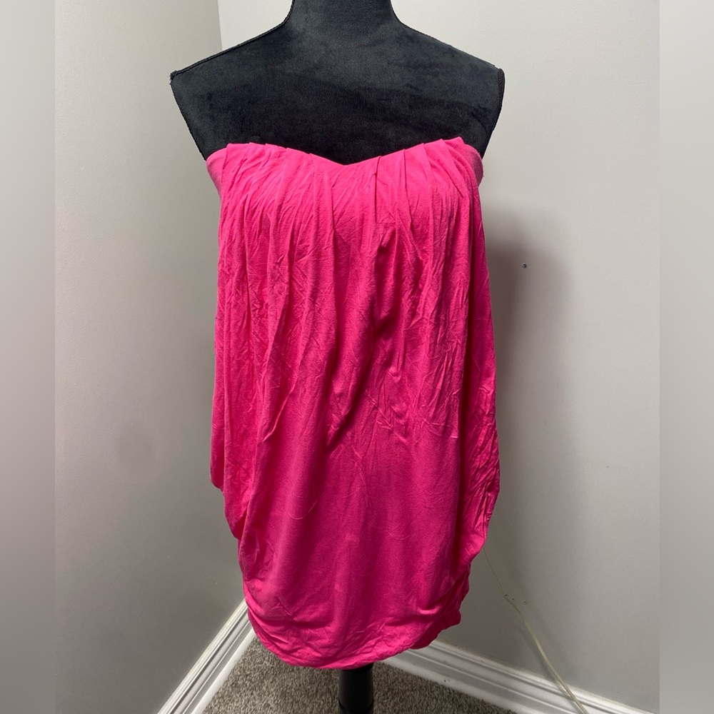 Pink party top / short dress